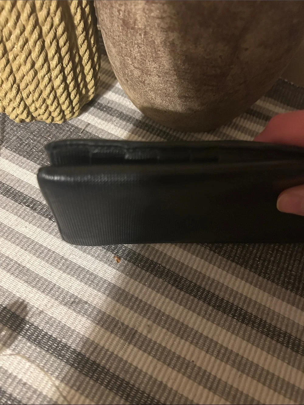 Gucci Black Textured Leather Continental Wallet with Silver-Tone Hardware - Picture 5 of 8